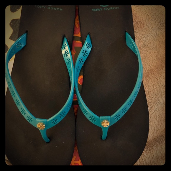 Tory Burch Shoes - FINAL PRICE DROP!!!Tory Burch Turquoise sandals.